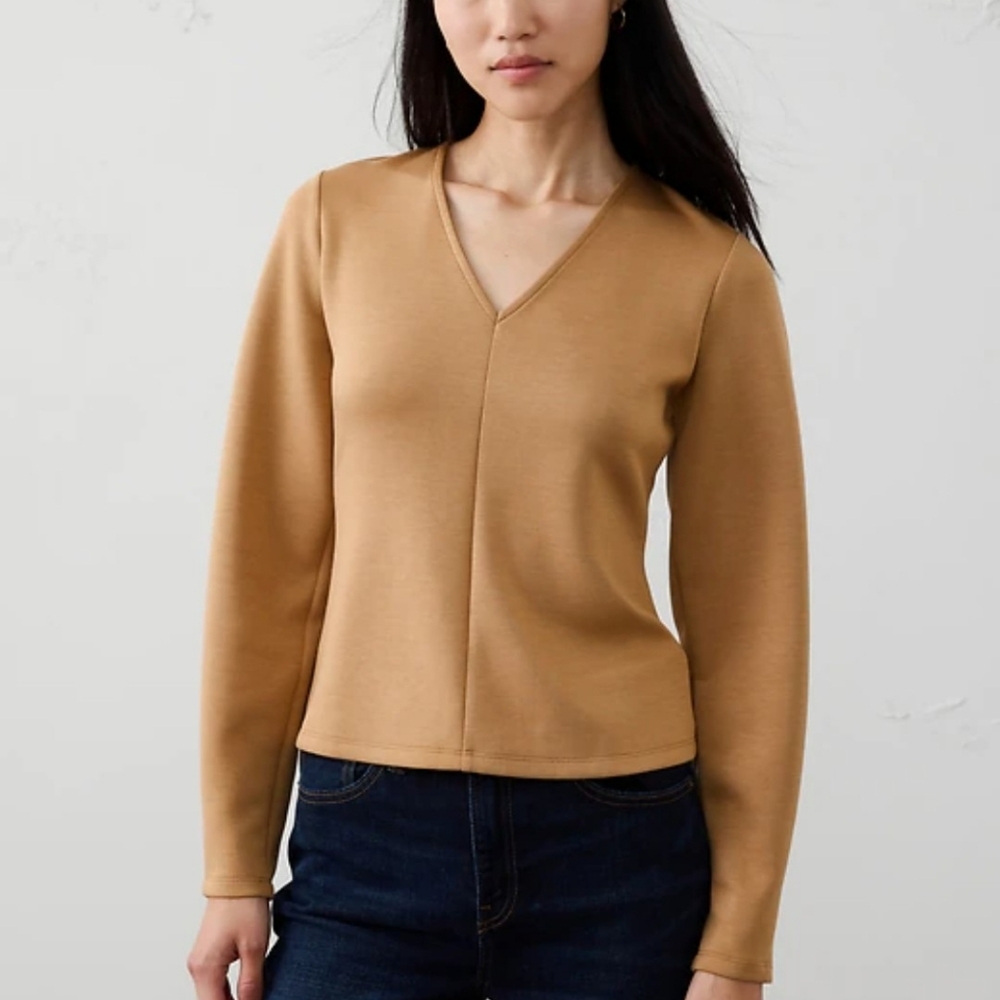 Banana Republic Soft Touch Seamed Top